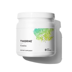 Thorne Creatine powder tub on a white background