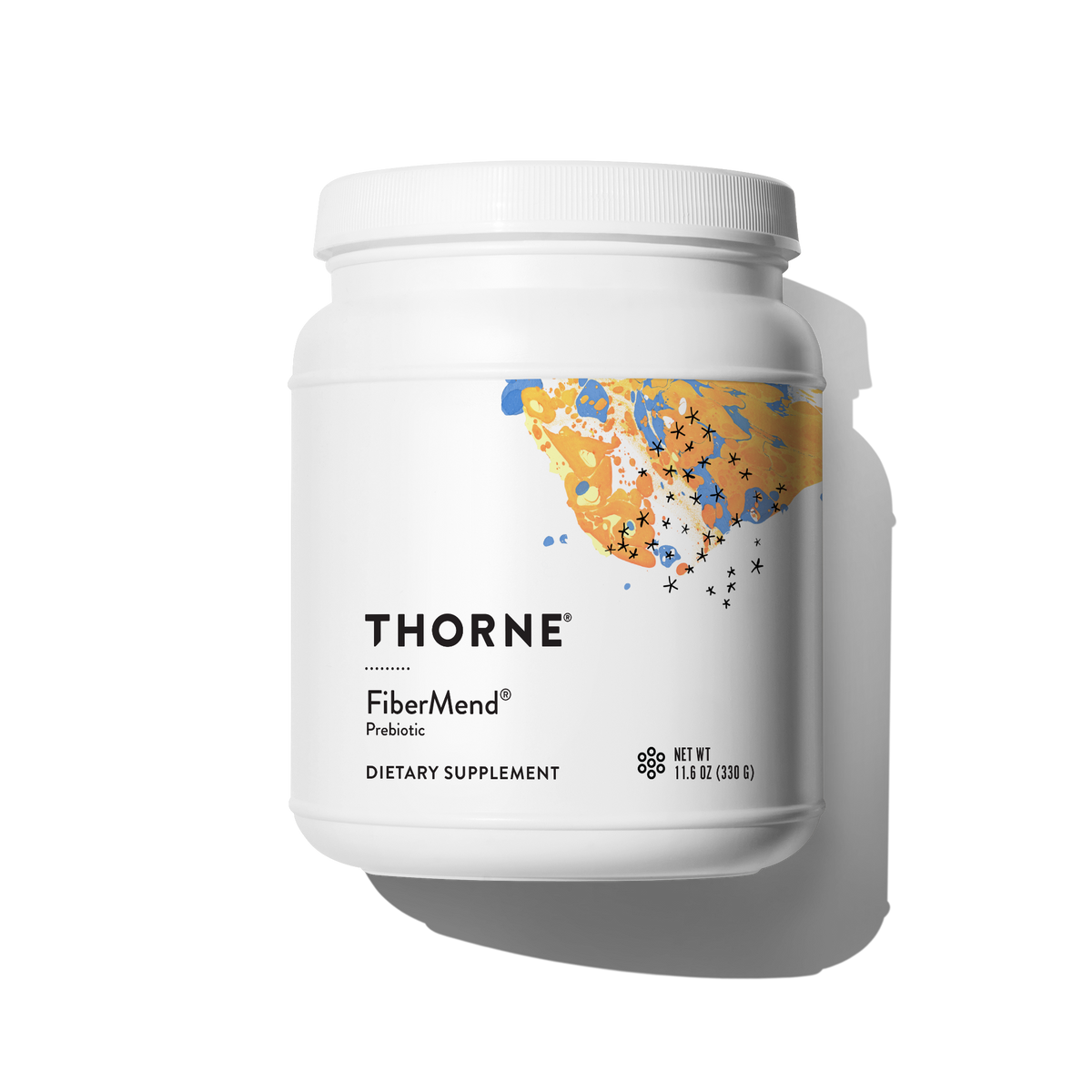 Thorne FiberMend tub on a white background
