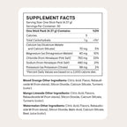 Thorne Daily Electrolytes supplement facts and flavor ingredients