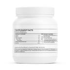 Thorne FiberMend tub, back label with supplement facts