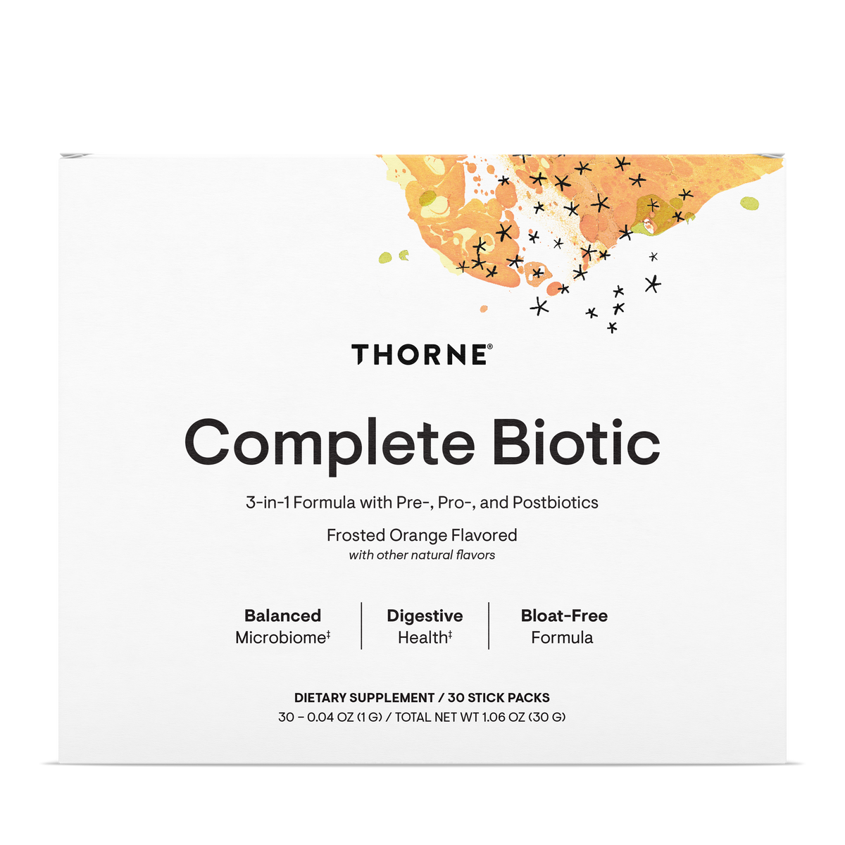 Thorne Complete Biotic carton, front view