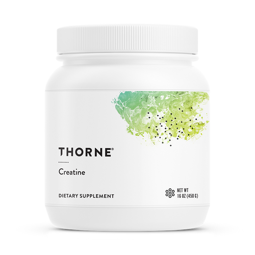 Thorne Creatine powder tub, front label