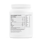 Thorne chocolate Whey Protein Isolate tub, back label