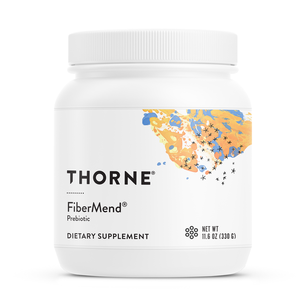 Thorne FiberMend powder tub, front label