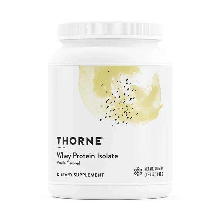 Whey Protein Isolate — official Thorne product photograph
